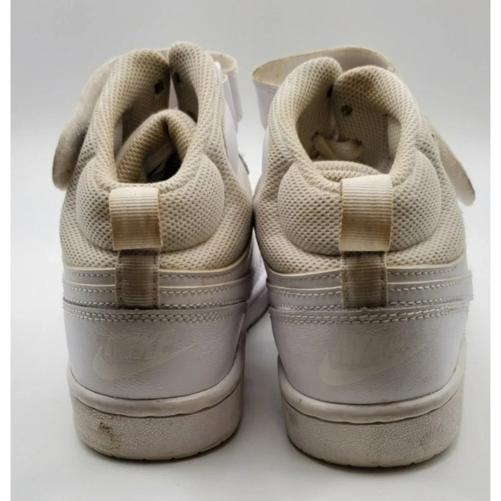 Nike CD7782-100 Boys White High Top Athletic Sneakers US 4Y - Picture 3 of 6